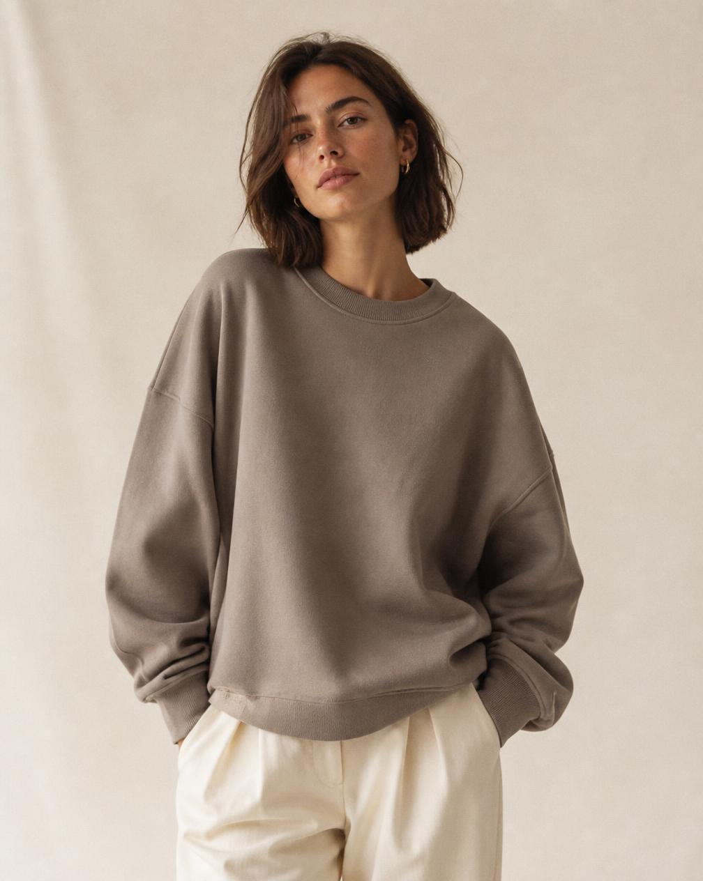 Boxy Crewneck Sweatshirt